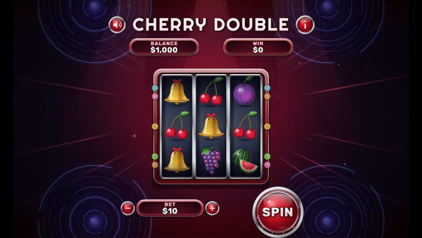 Cherry Double, first frame of the playable