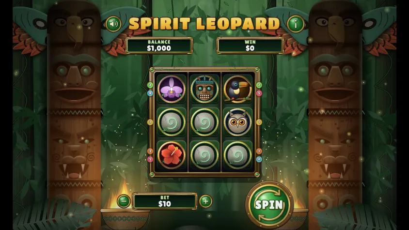 Spirit Leopard, first frame of the playable